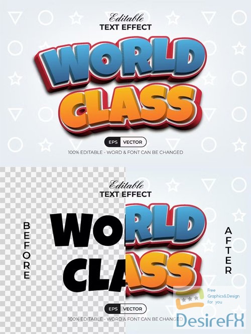 Fun Style - 3D Text Effect for Illustrator