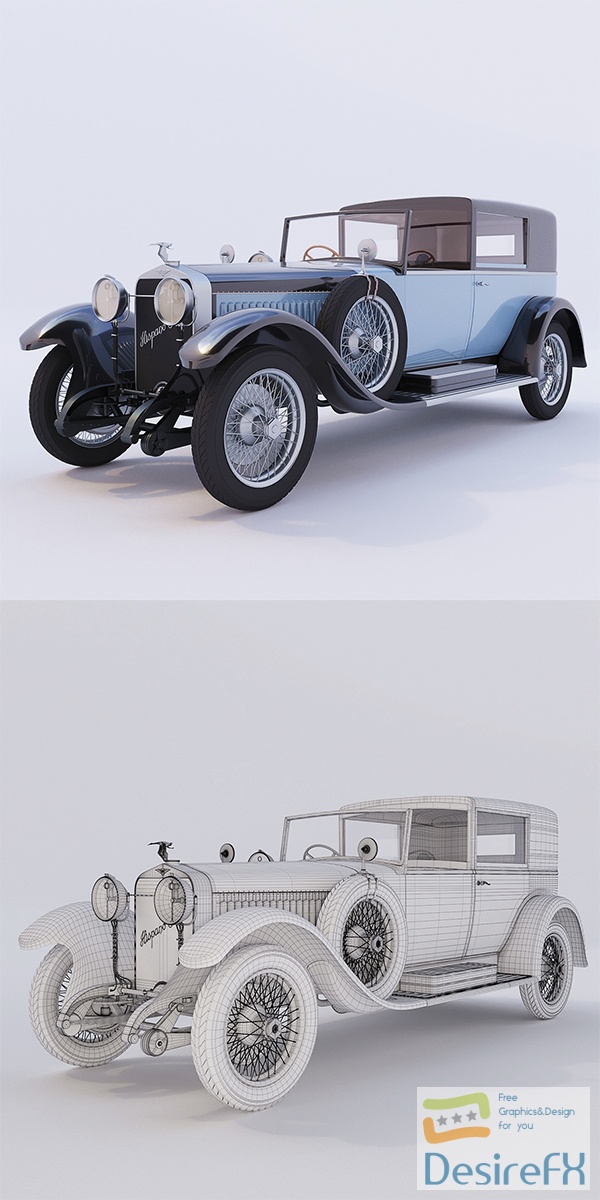 Hispano Suiza 3D Model