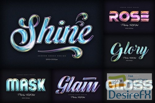 Holographic Text Effects - 42263572