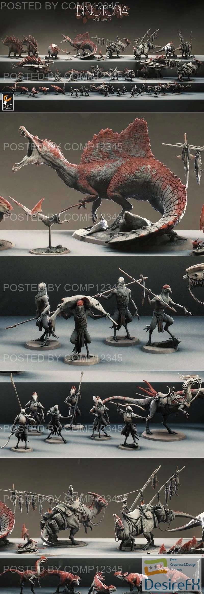 Lord of the Print - Dinotopia Volume 2 3D Print