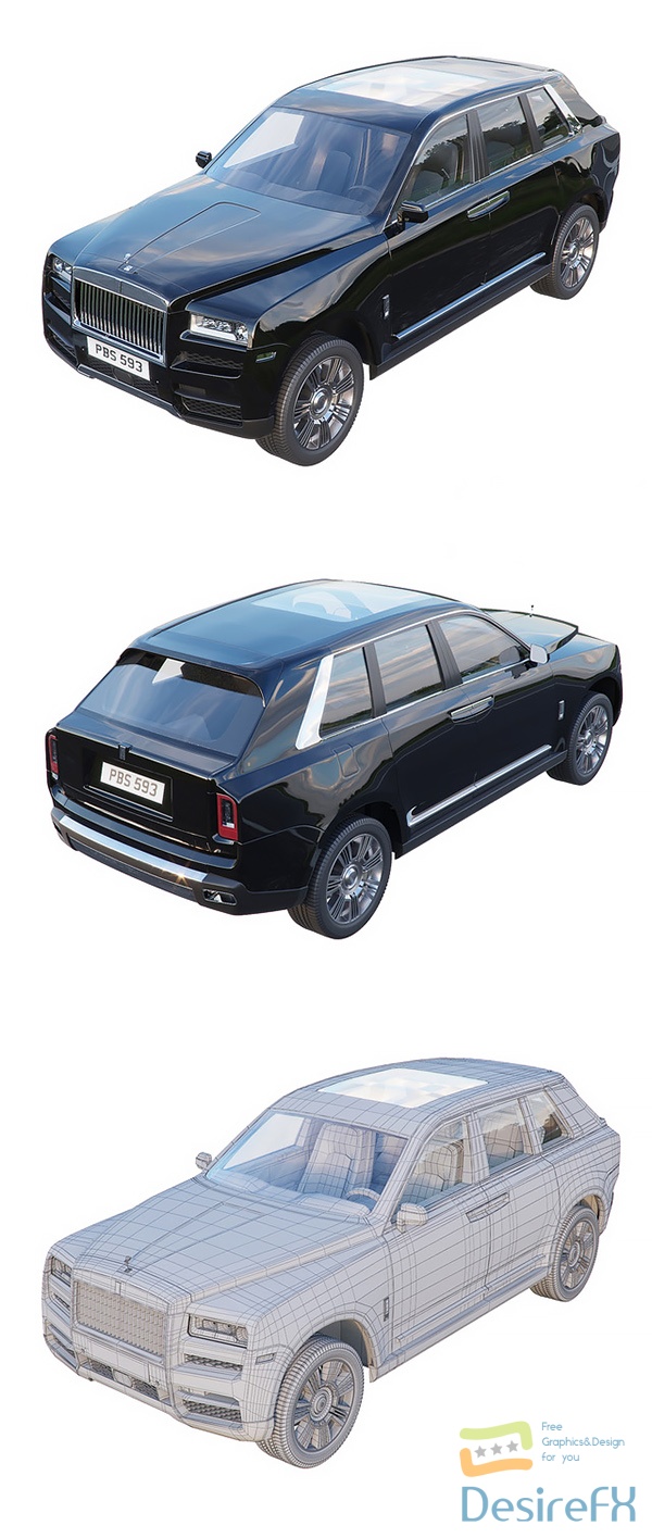 Rolls-Royce Cullinan 3D Model