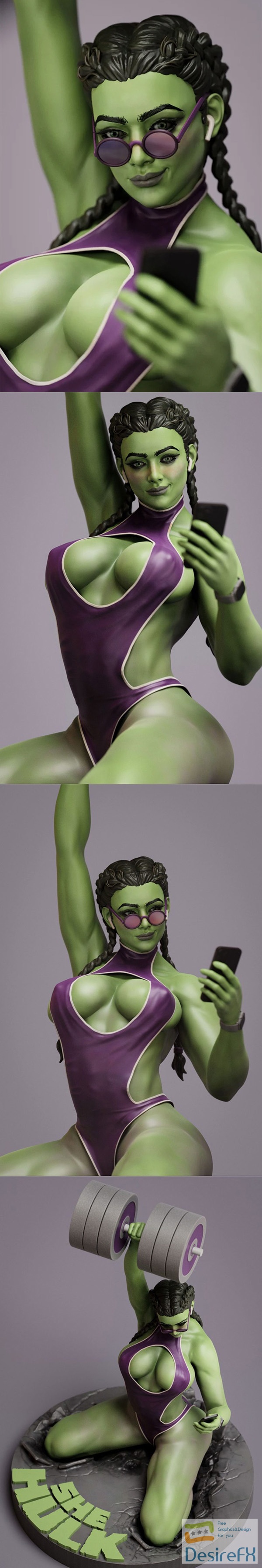 She Hulk by Fian – 3D Print