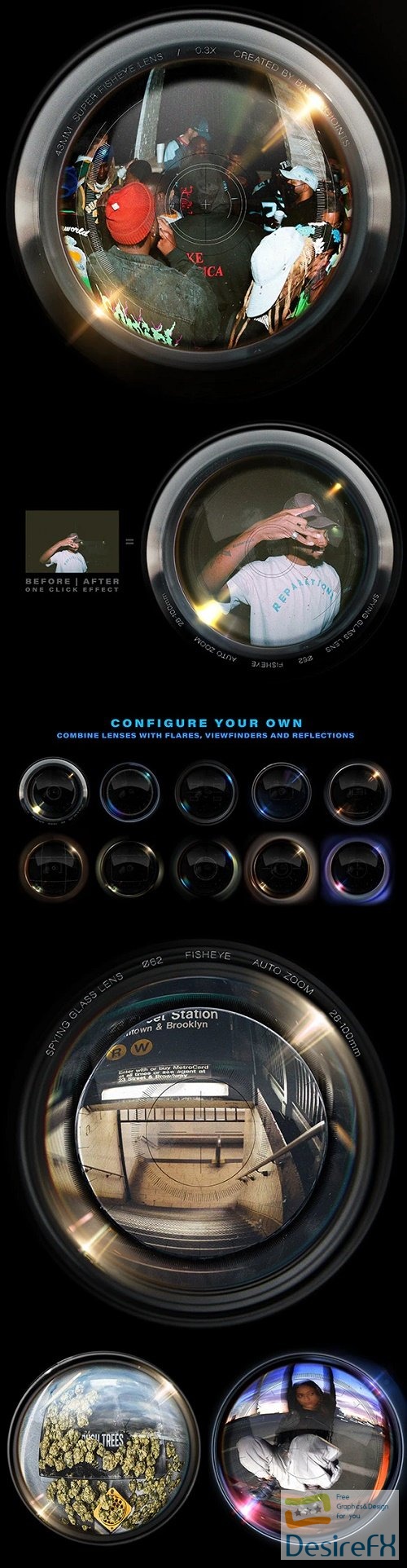 Spying Glass - Fisheye Photoshop Effect - 47987671