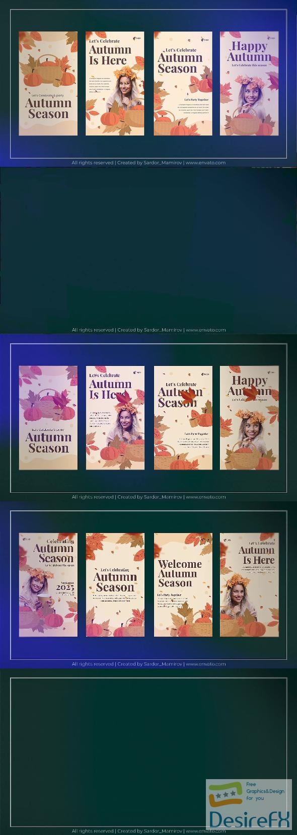 VideoHive Autumn season instagram stories 47581961