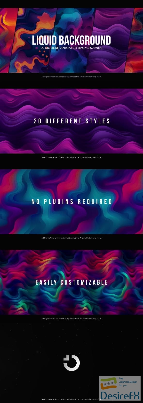 VideoHive Liquid Backgrounds 47706857
