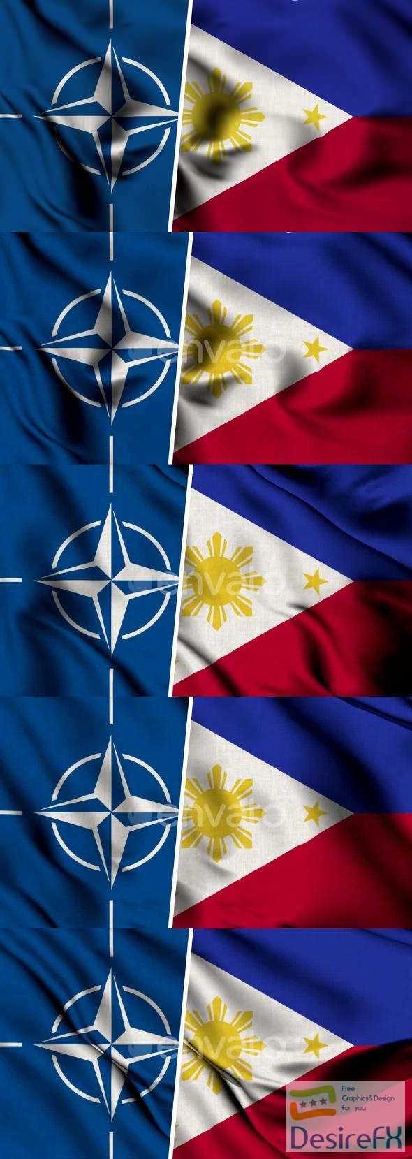 VideoHive Nato Flag And Flag Of Philippines 47577934