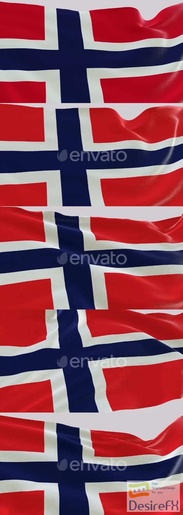 VideoHive Norway Fabric Flag 47577782