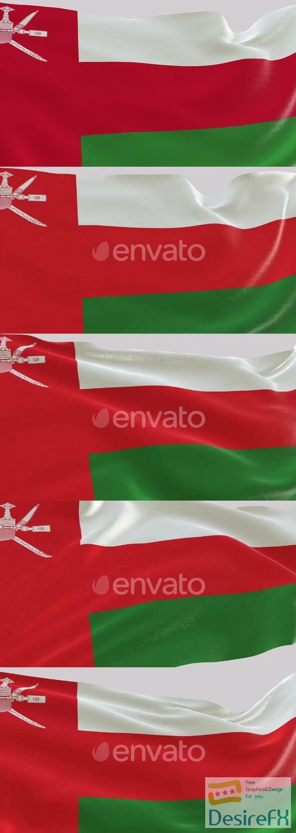 VideoHive Oman Fabric Flag 47577778