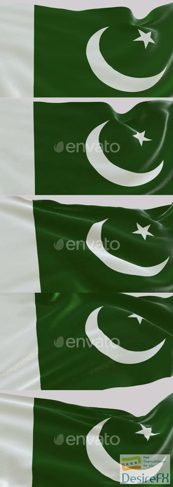VideoHive Pakistan Fabric Flag 47577776