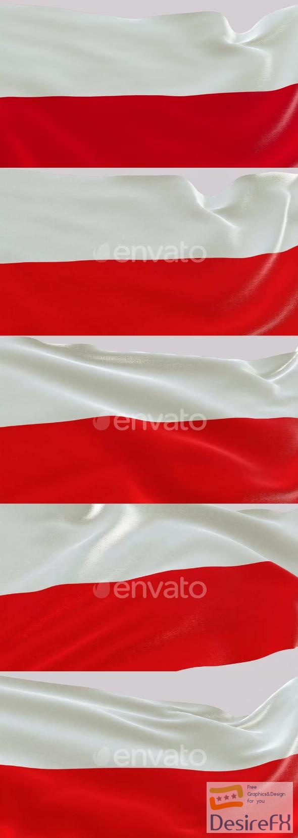 VideoHive Poland Fabric Flag 47577772