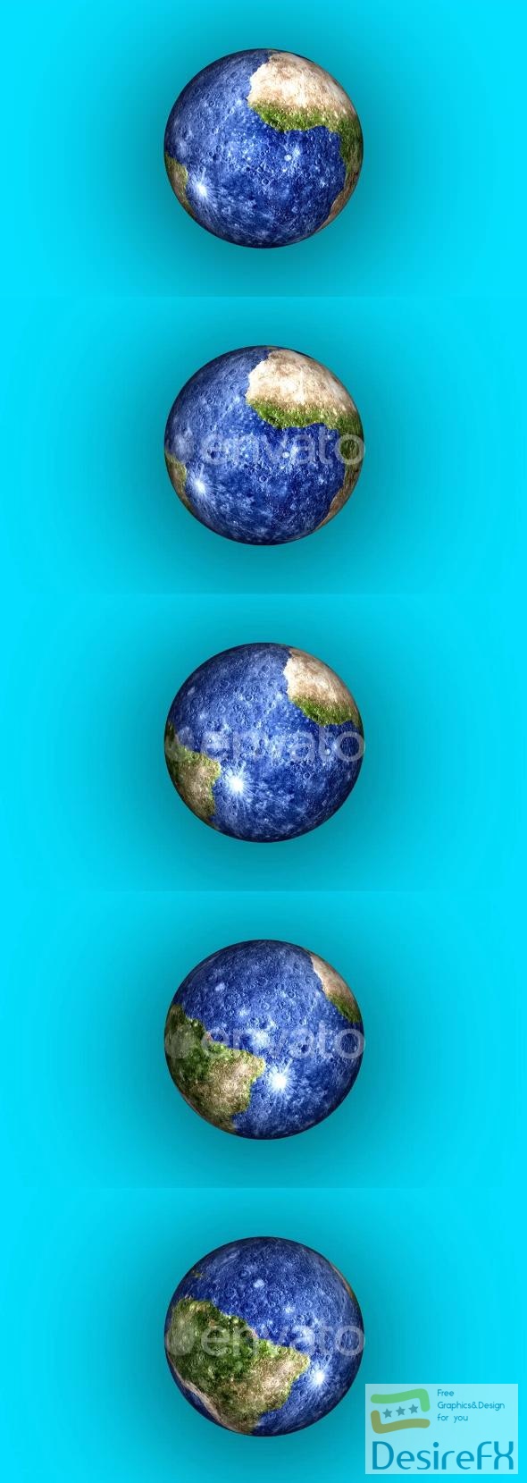 VideoHive Realistic earth planet 47563661