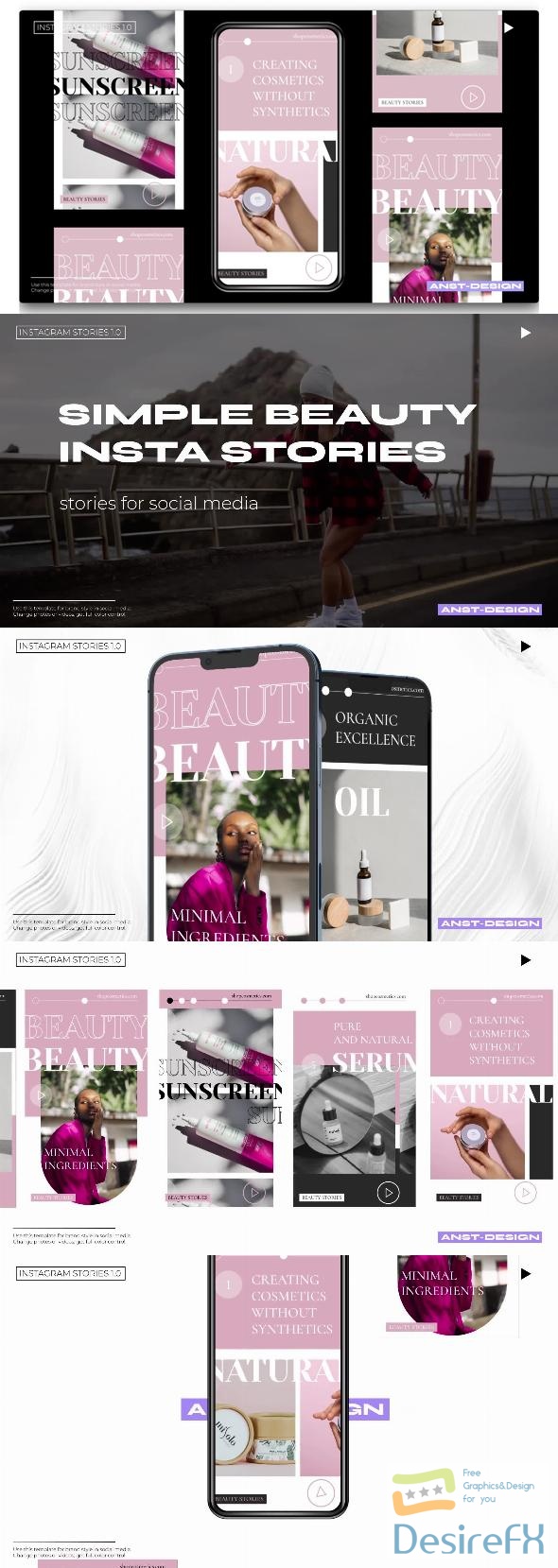VideoHive Simple Beauty Shop Stories Instagram 47411387