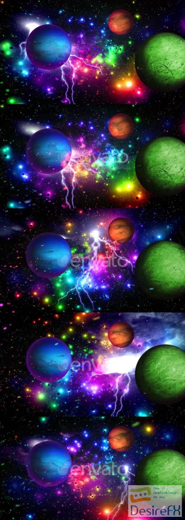 VideoHive Storm In Fantasy Space 47553902
