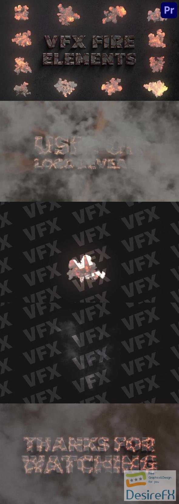VideoHive VFX Fire Elements for Premiere Pro 47638974