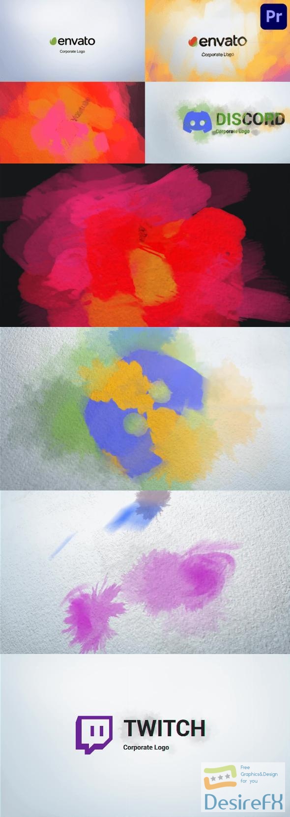 VideoHive Watercolor And Paint Logo for Premiere Pro 47682526