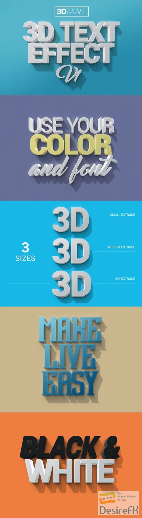 3D Text Effects V1
