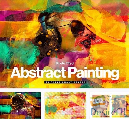 Abstract Painting Photo Effect Template - EZASWM5