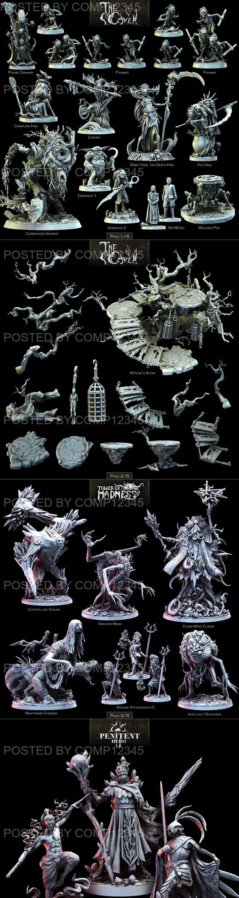 Bestiarum Miniatures August 2023 3D Print