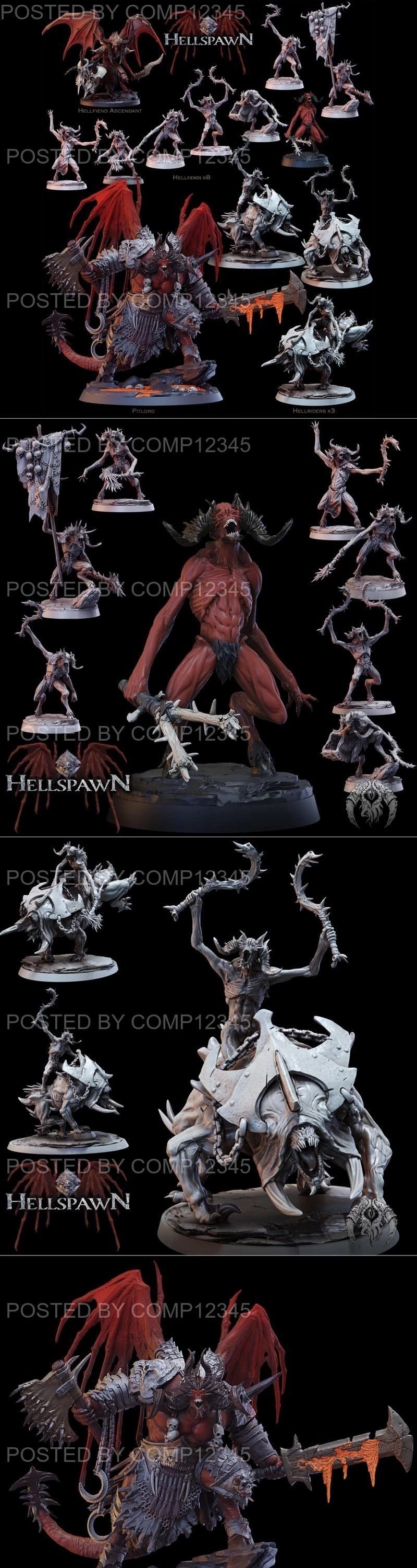 Bestiarum Miniatures - Hellspawn 3D Print