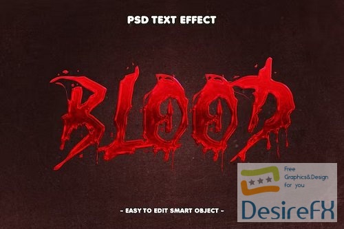 Blood Splash Horror Layer Style Text Effect - LEBNAPZ