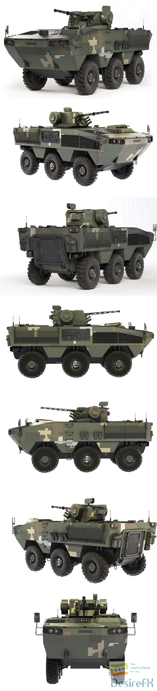 BTR Otaman-3 3D Model