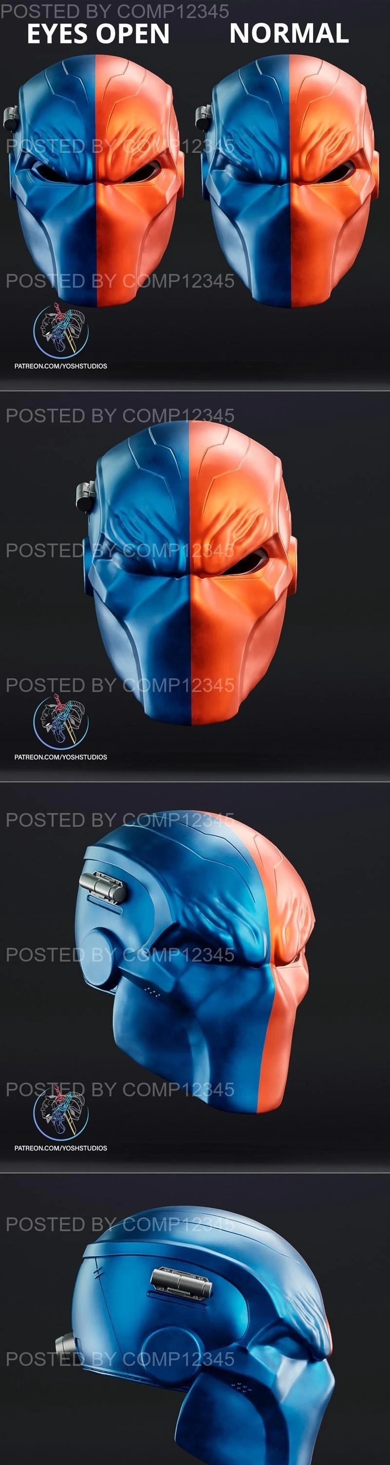Deathstroke Helmet 3D Print