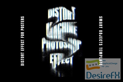 Distortion Poster Text Effect - 42301237