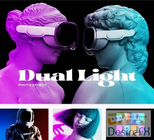 Dual Light Photo Effect - 91529935