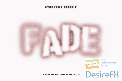 Fade Textured Layer Style Text Effect - L225RXZ