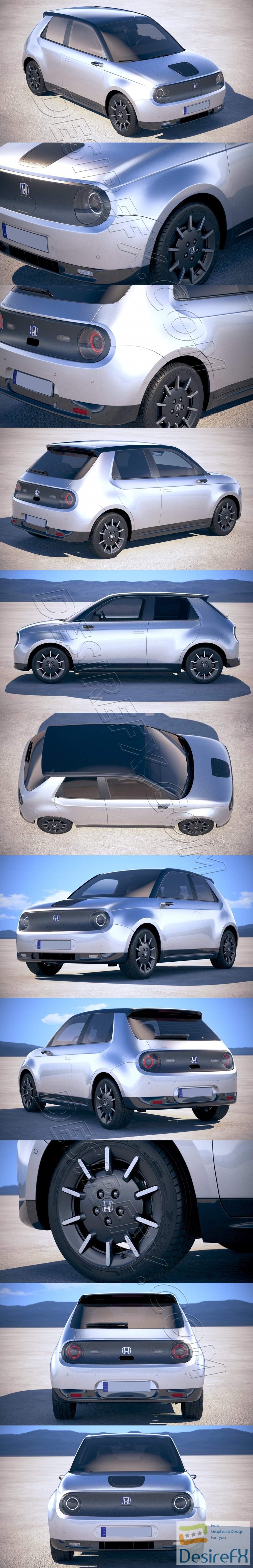 Honda E 2021 3D Model