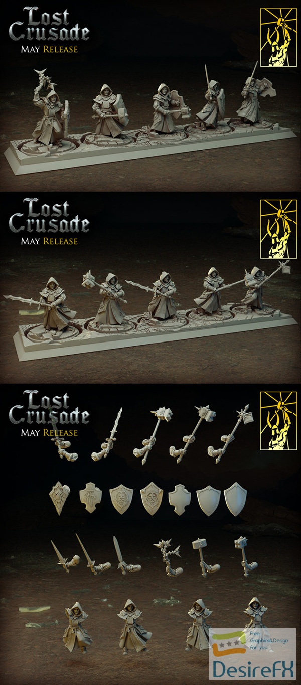 Lost Crusade Inquisitors – 3D Print