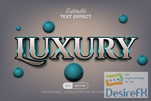Luxury Text Effect Shiny Style - 58620900