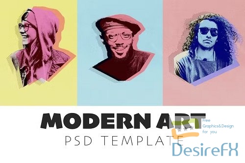 Modern Art PSD Template - TACANQY