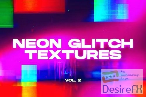 Neon Glitch Textures VOL. 2 - TRSXC5T