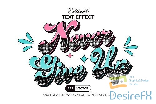 Quote Text Effect Sticker Style - 91531041