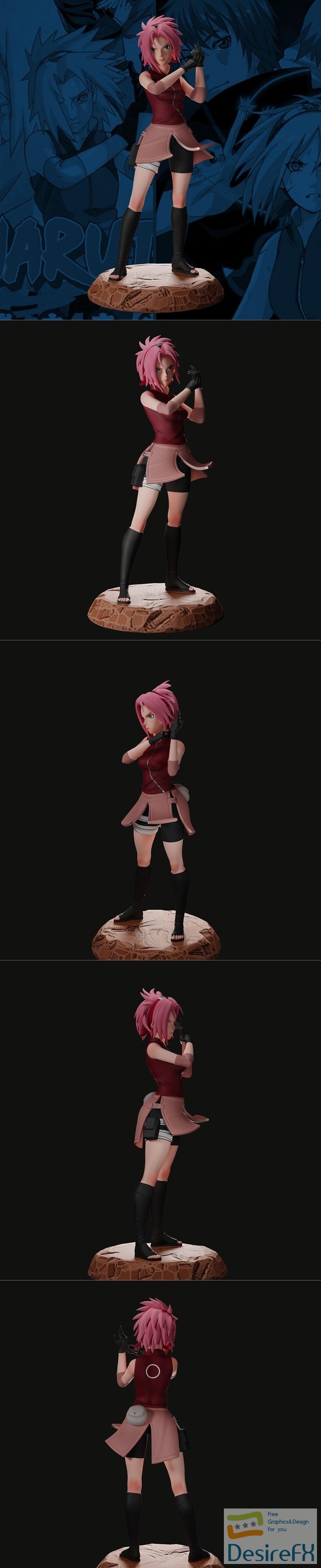 Sakura Haruno 3D Print