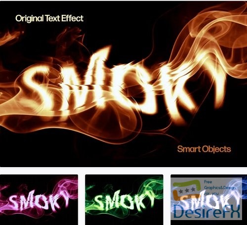 Smoke Text Effect - 82866057