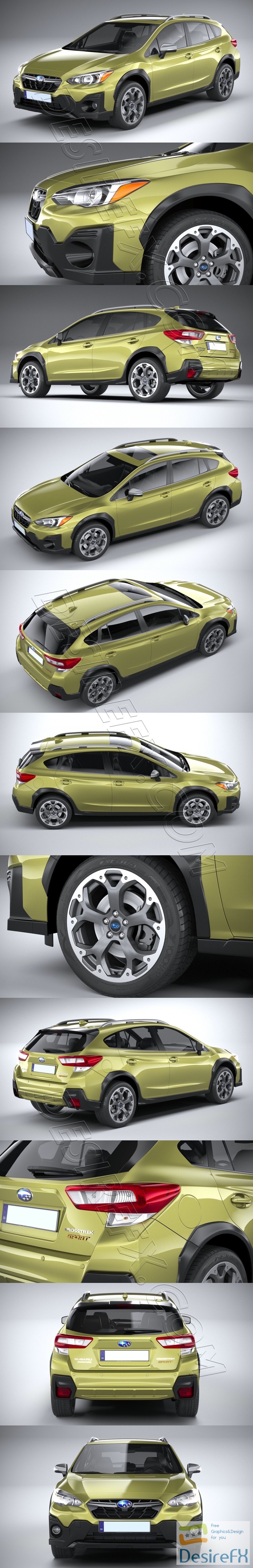 Subaru Crosstrek Sport 2021 3D Model