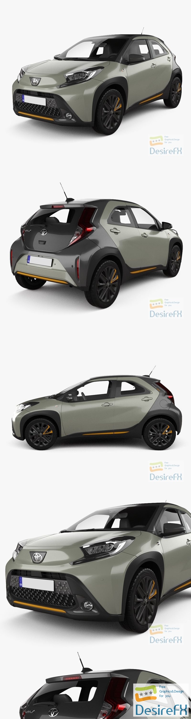 Toyota Aygo X Air Limited 2022 3D Model