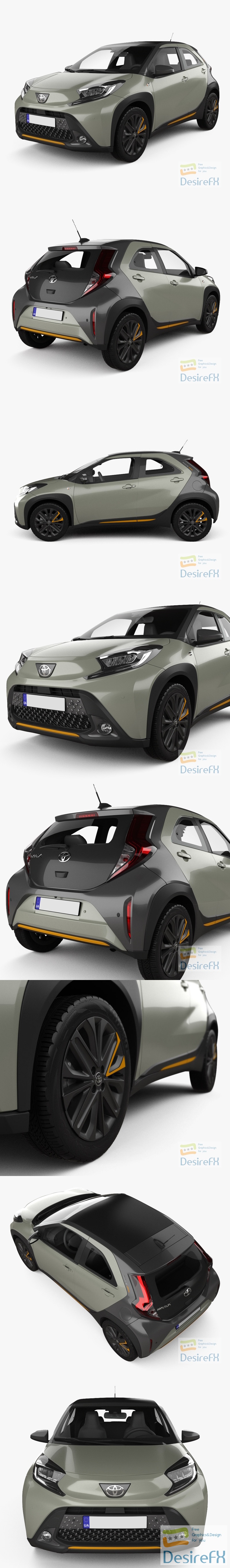 Toyota Aygo X Air Limited 2022 3D Model
