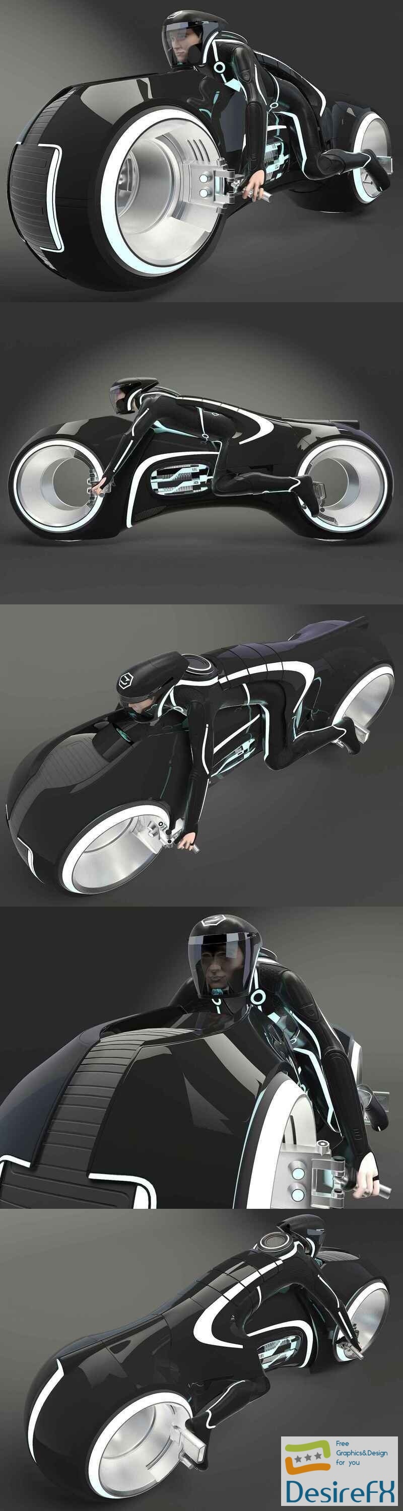 Tron Bike 3D Model