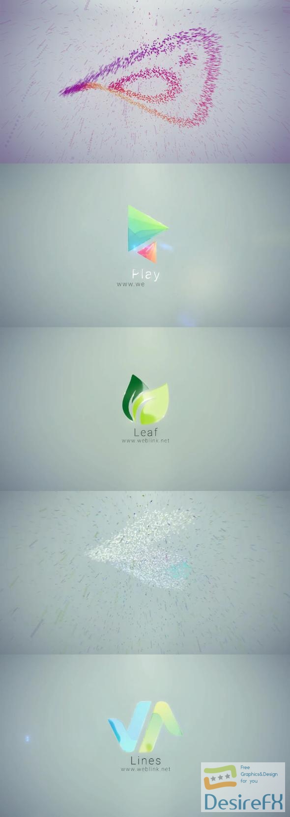VideoHive Bright Particle Logo 47759571