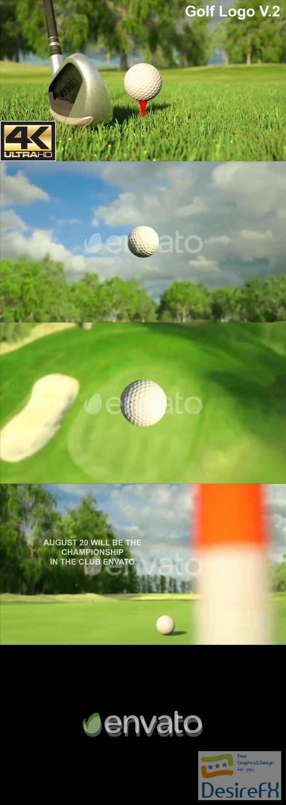 VideoHive Golf Logo v.2 24136407