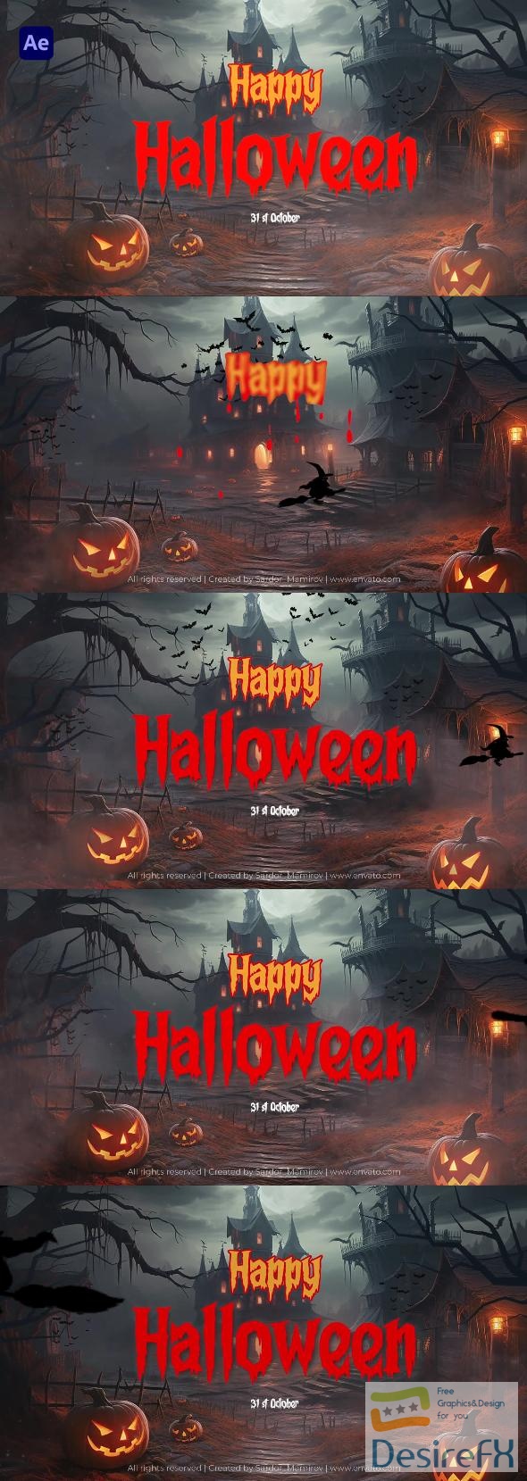 VideoHive Happy Halloween Intro 47812667