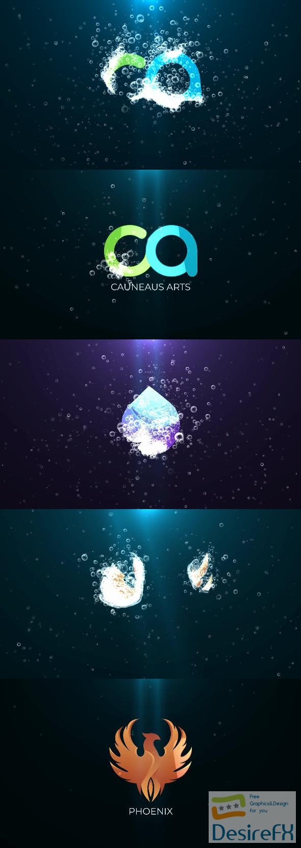 VideoHive Underwater Logo Reveal Intro 47647533