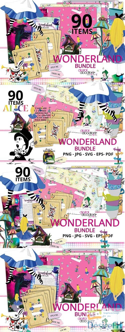 Wonderland Bundle - 112579 (Alice in Wonderland)