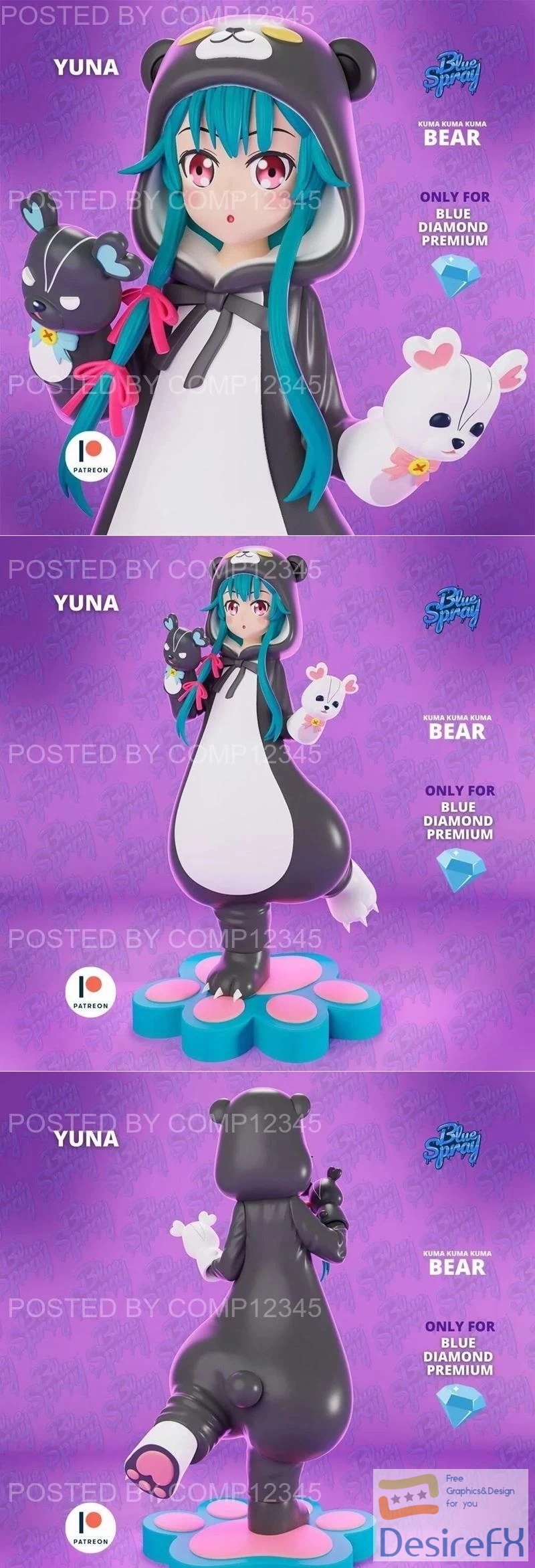 Yuna 3D Print