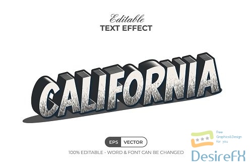 3D Text Effect Vintage Style - 91584722