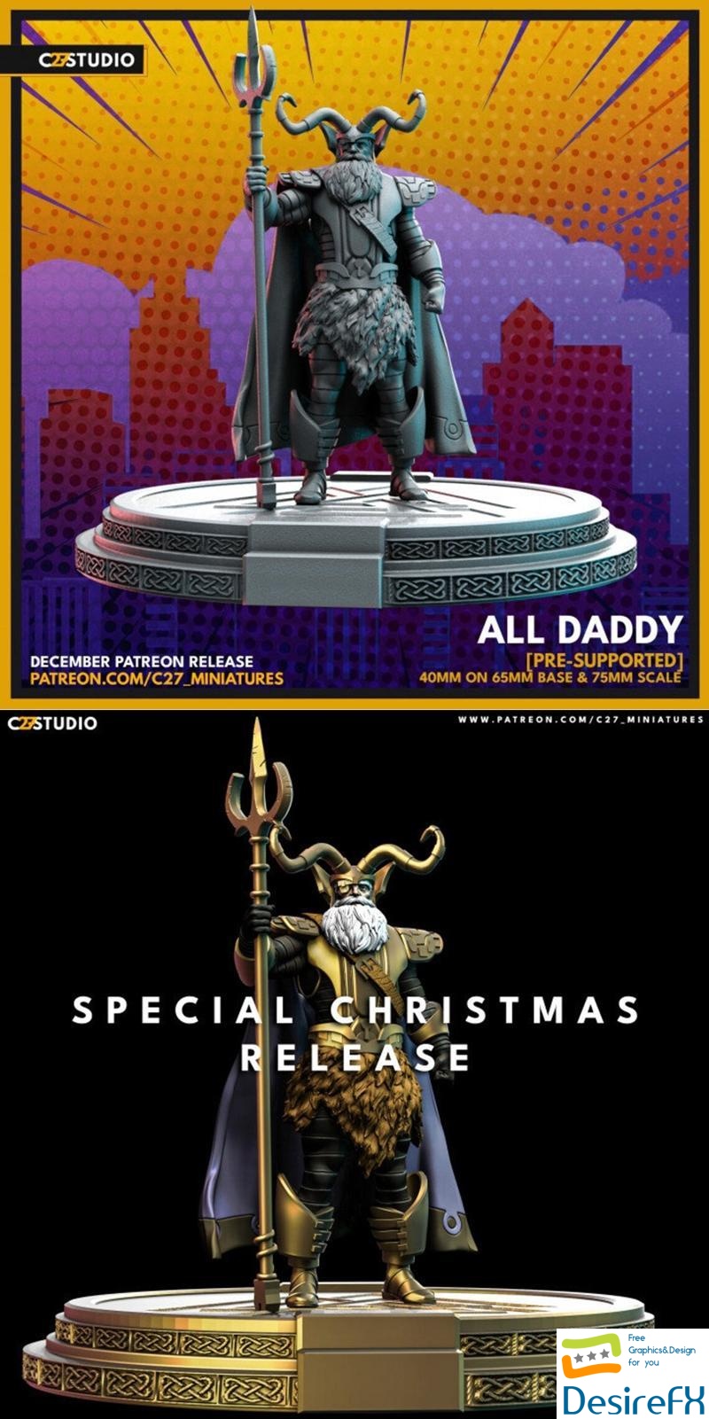 All Daddy aka Odin Venom by C27 3D Print