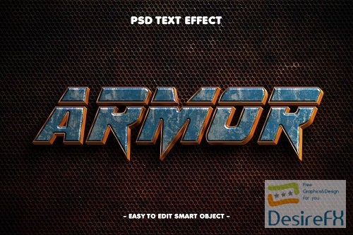Armor Stylized PSD 3D Text Effect - WQ3PSPX
